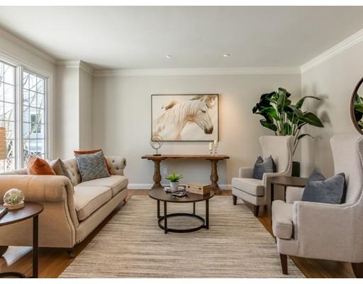65 Old Farm Road Newton, MA 02459 - Photo 3 of 30 a living room with furniture and a potted plant