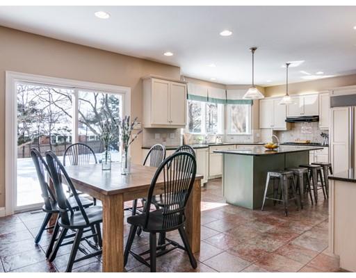 65 Old Farm Road Newton, MA 02459 - Photo 6 of 30 a dining room with furniture a window and kitchen view