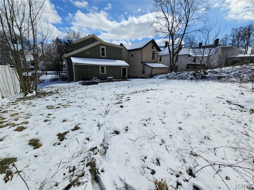 29 Butternut Street Lyons, NY 14489 - Photo 16 of 37 View from corner edge of back yard facing house.