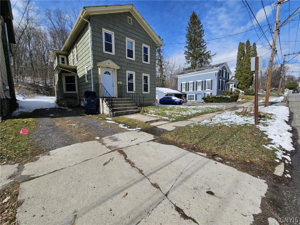 29 Butternut Street Lyons, NY 14489 - Photo 35 of 37 Driveway view from road.