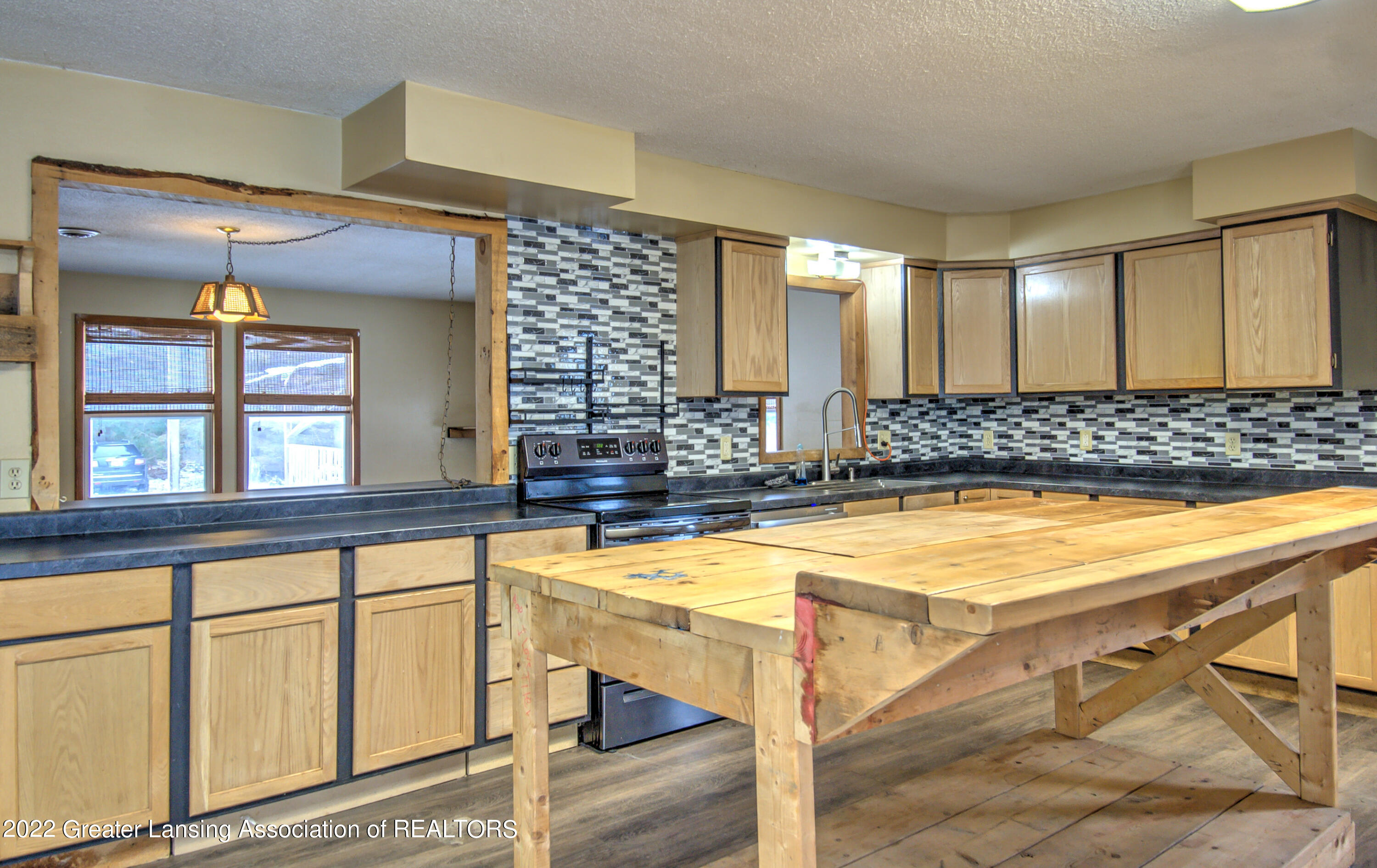 5080 Crain Road Onondaga, MI 49264 - Photo 12 of 30 Kitchen with farmhouse sink