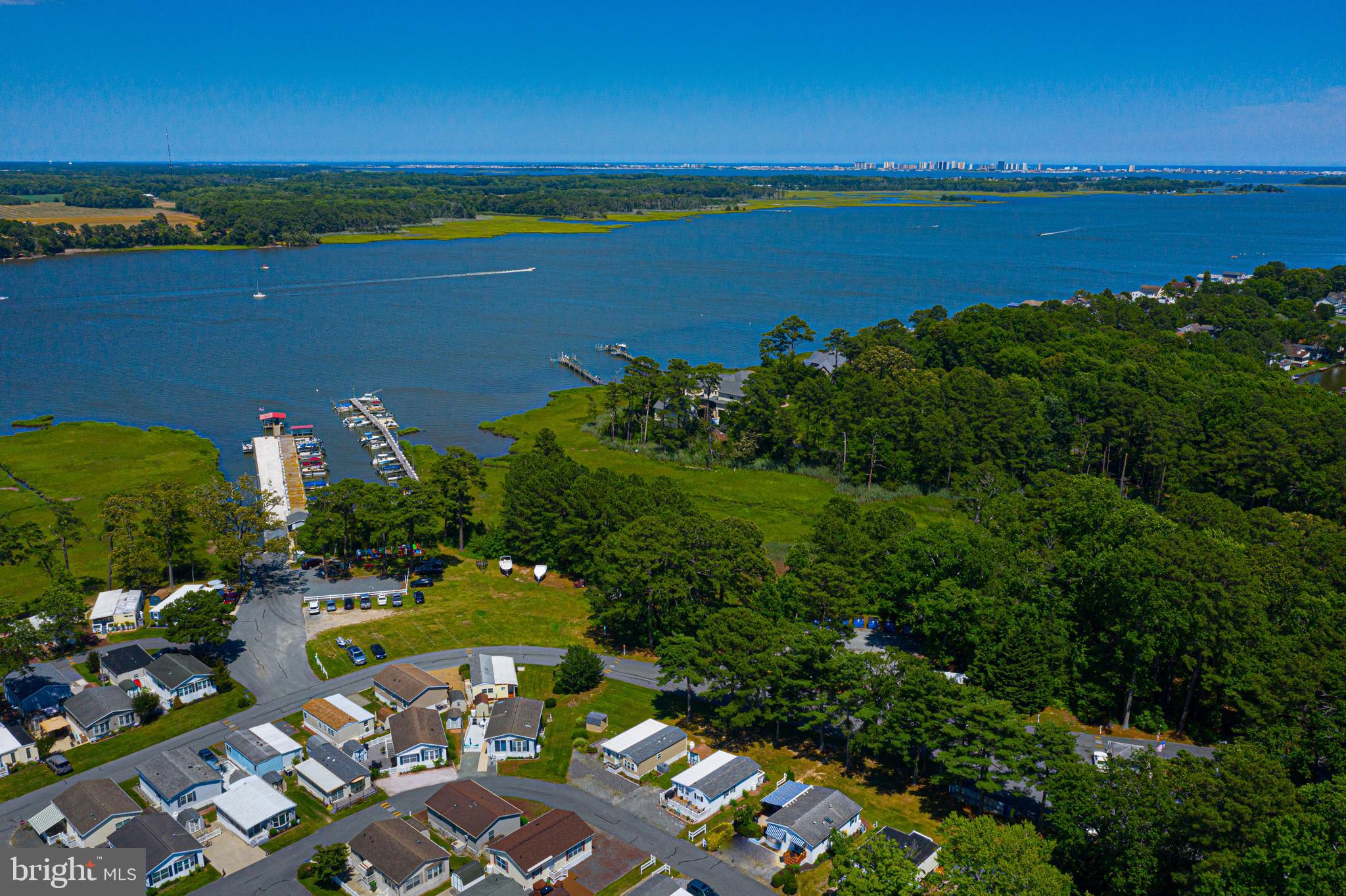 380 Seahawk Lane Berlin, MD 21811 - Photo 64 of 72 an aerial view of ocean and residential houses with outdoor space and ocean view