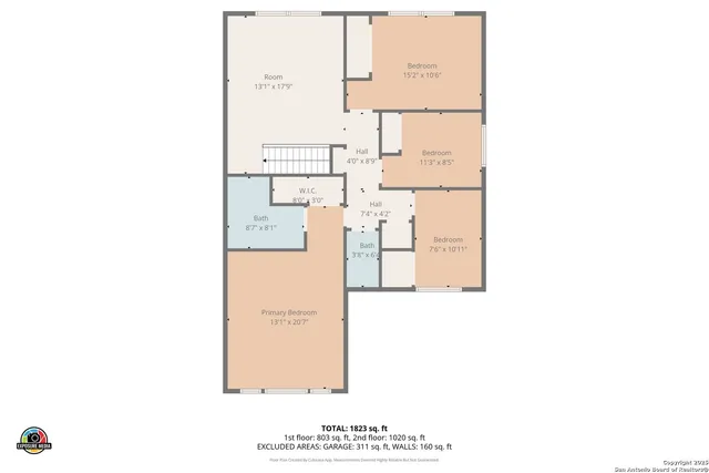 a picture of floor plan