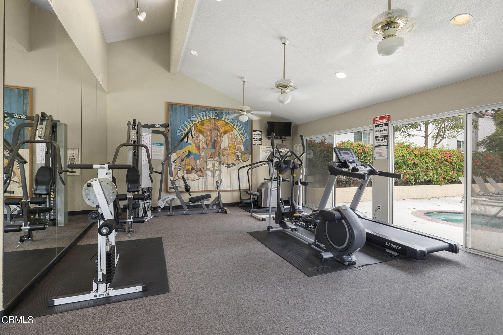 5182 Columbus Place Oxnard, CA 93033 - Photo 34 of 39 a view of a room with gym equipment