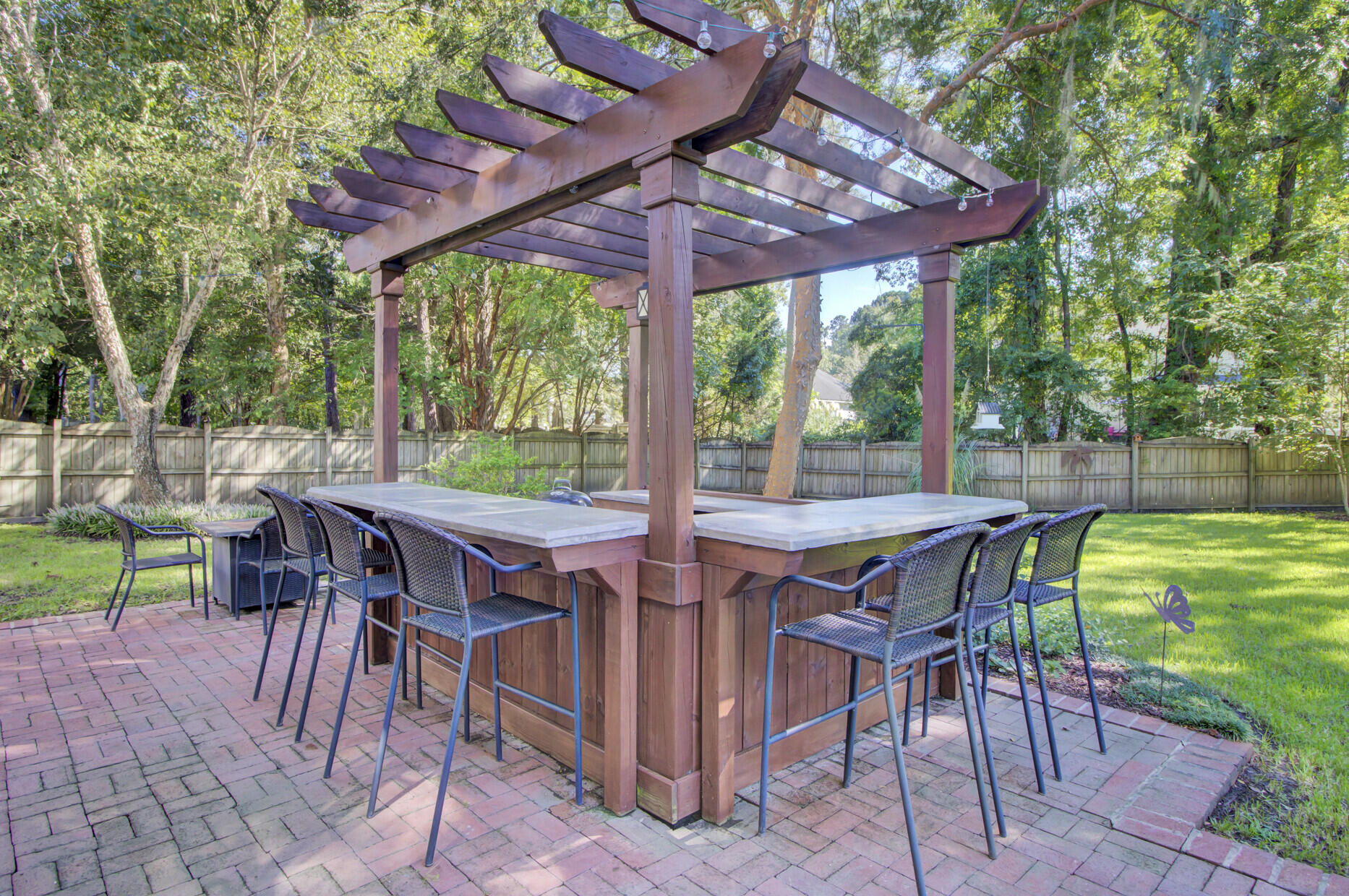 140 Old Course Road Summerville, SC 29485 - Photo 37 of 50 Bar/Grill Area with Pergola!!!