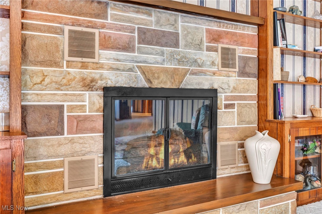 9184 Zimmerman Road Homerville, OH 44235 - Photo 11 of 50 Details featuring a stone fireplace