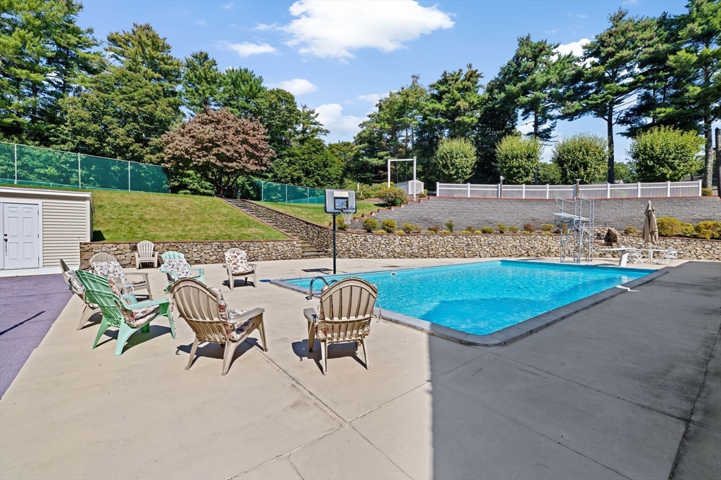 18 James Road Duxbury, MA 02332 - Photo 12 of 34 a view of a house with swimming pool and sitting area