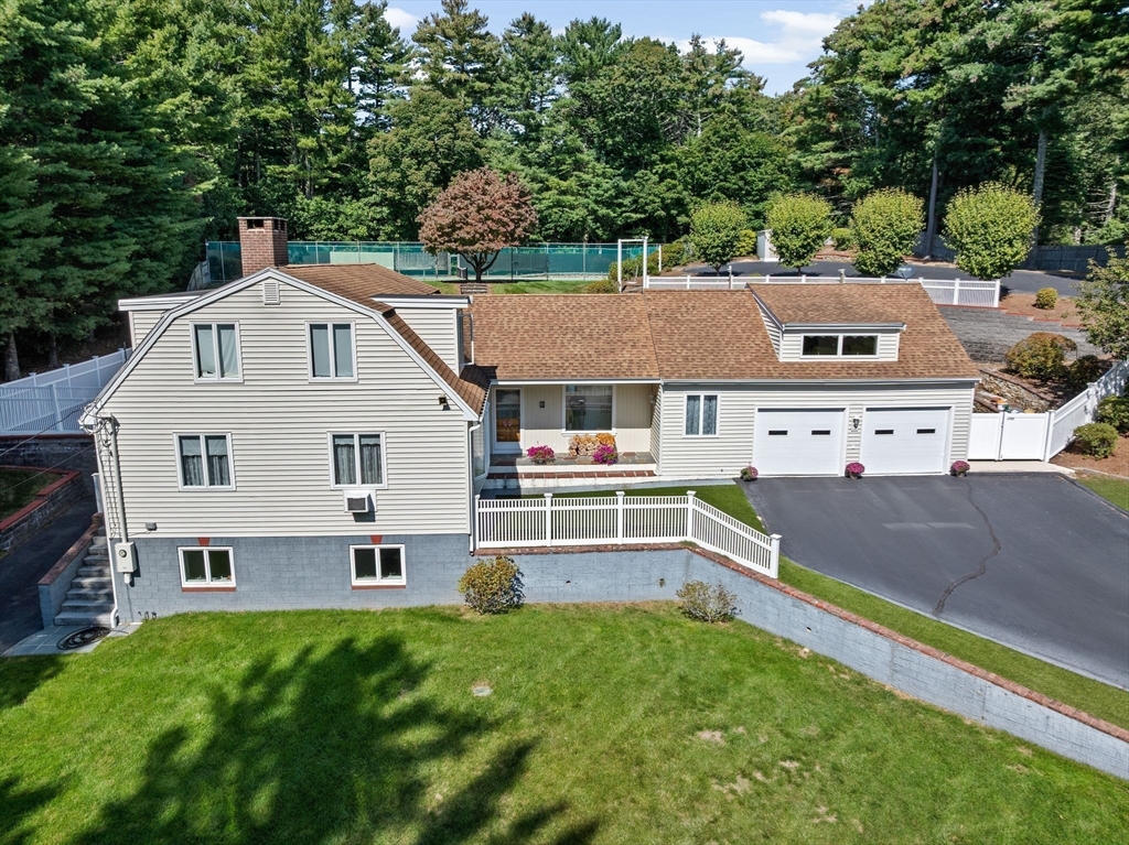 18 James Road Duxbury, MA 02332 - Photo 8 of 34 a aerial view of a house with a yard