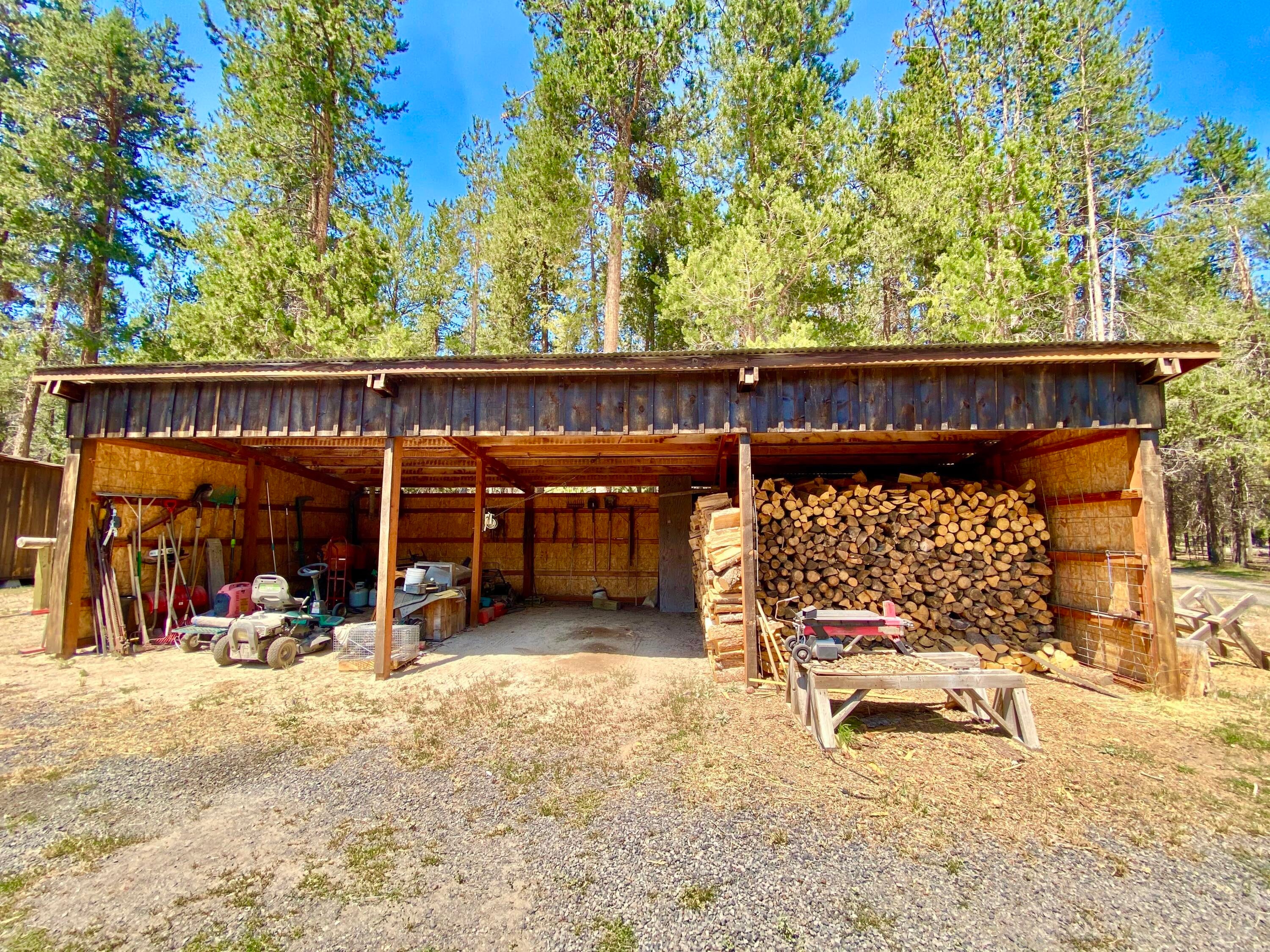 149252 Jerry Road La Pine, OR 97739 - Photo 36 of 51 Wood shed