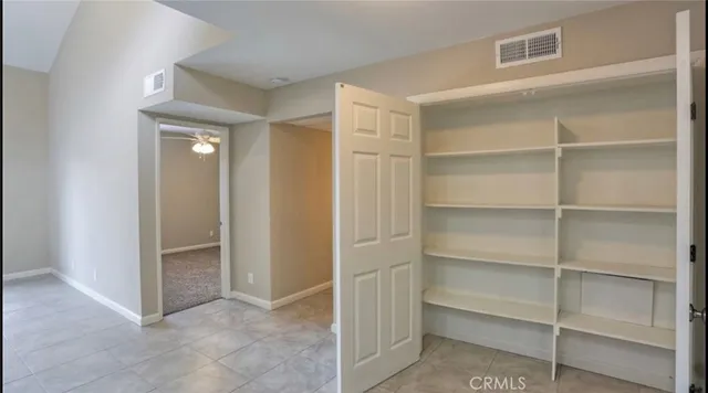 a view of an empty room