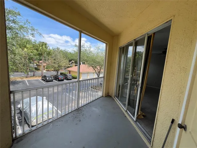 a view of an front door