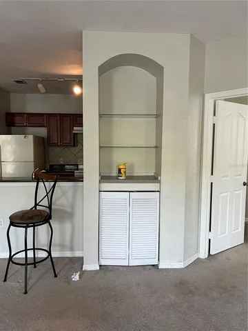 a view of a lake from a yard