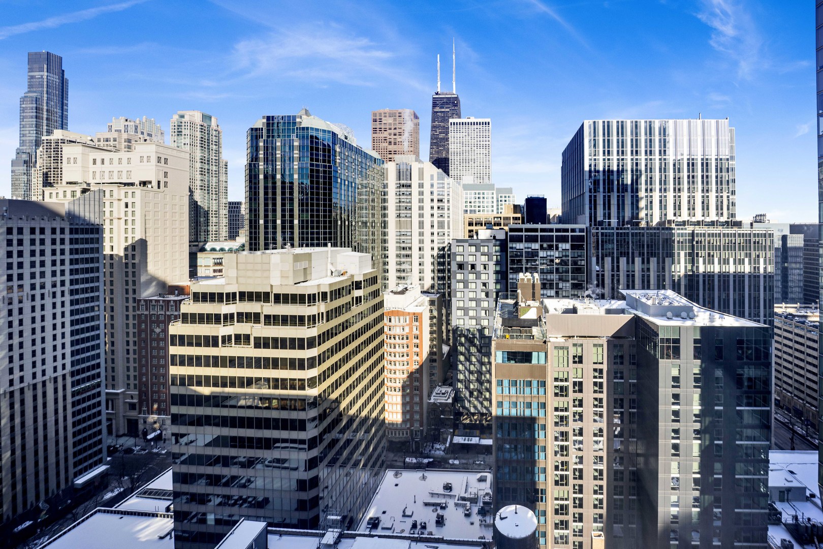 211 East Ohio Street, Unit 2925 Chicago, IL 60611 - Photo 9 of 14 a view of a city with tall buildings
