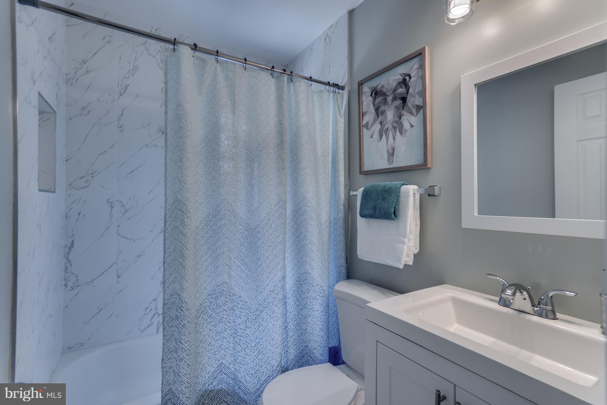 11517 Mapleview Drive Silver Spring, MD 20902 - Photo 10 of 18 a bathroom with a sink and a mirror