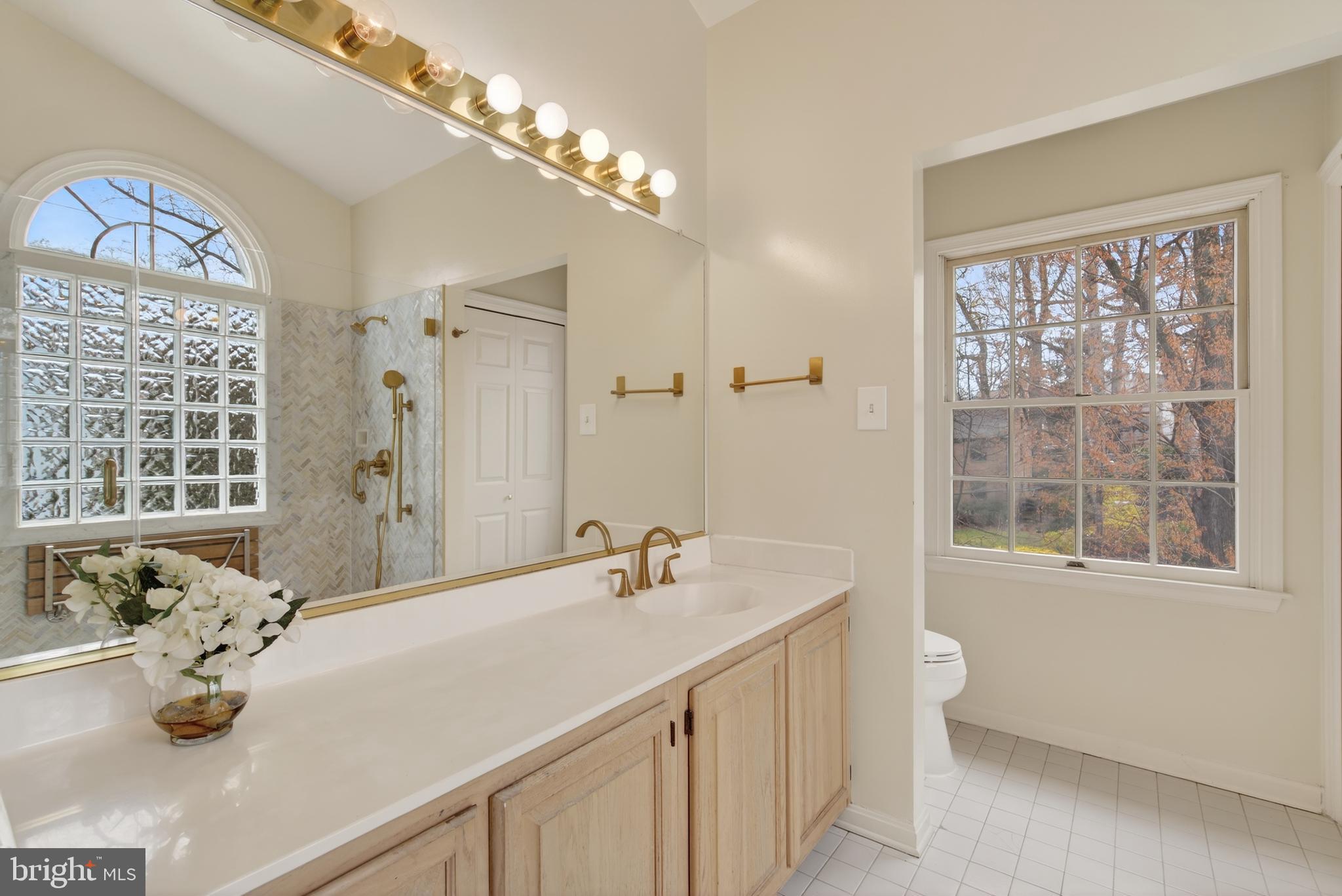 8901 Ellsworth Court Silver Spring, MD 20910 - Photo 28 of 43 a bathroom with a sink double vanity and a tub