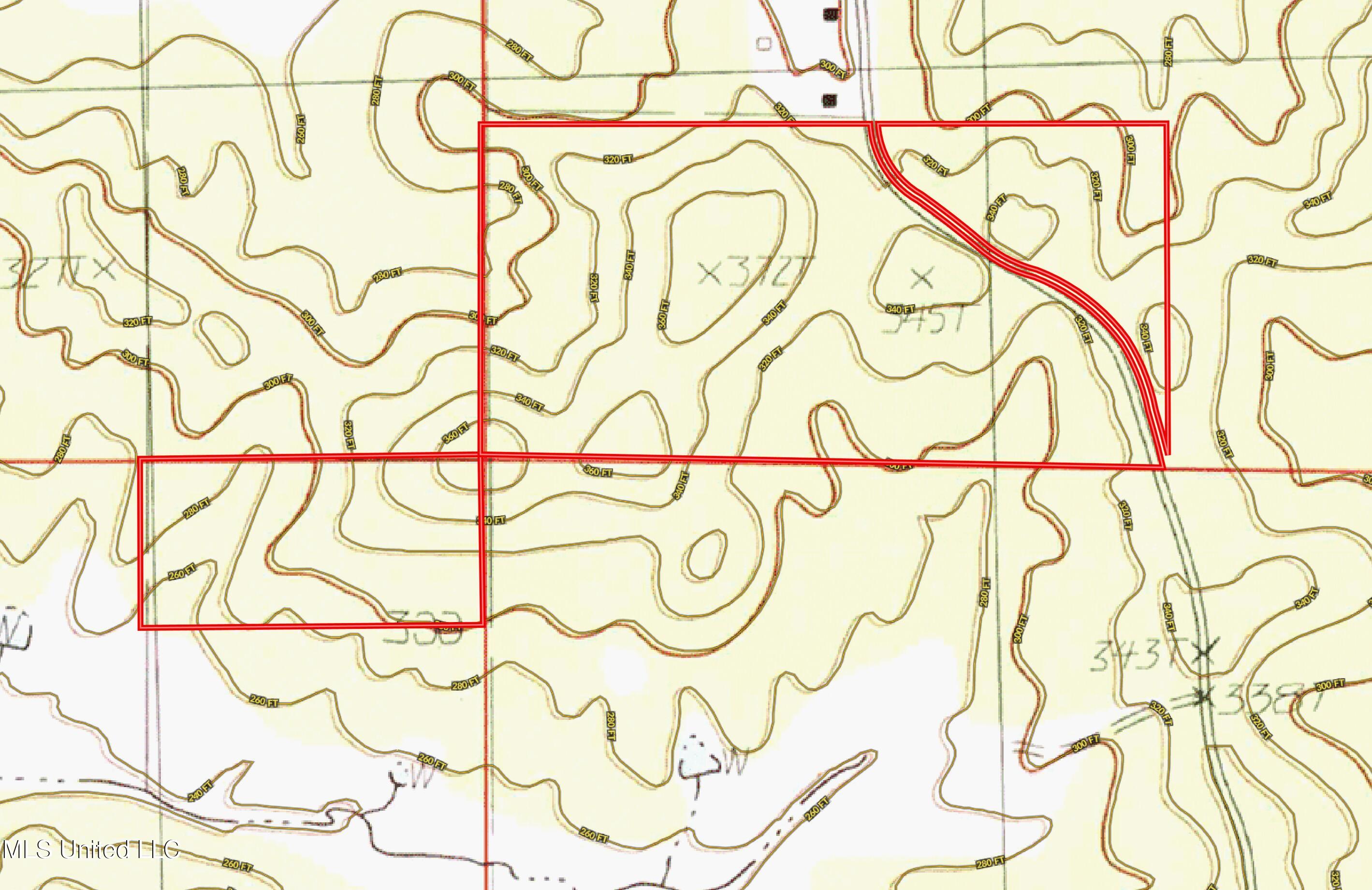 Alice Williams Road Gore Springs, MS 38929 - Photo 11 of 11 Topo