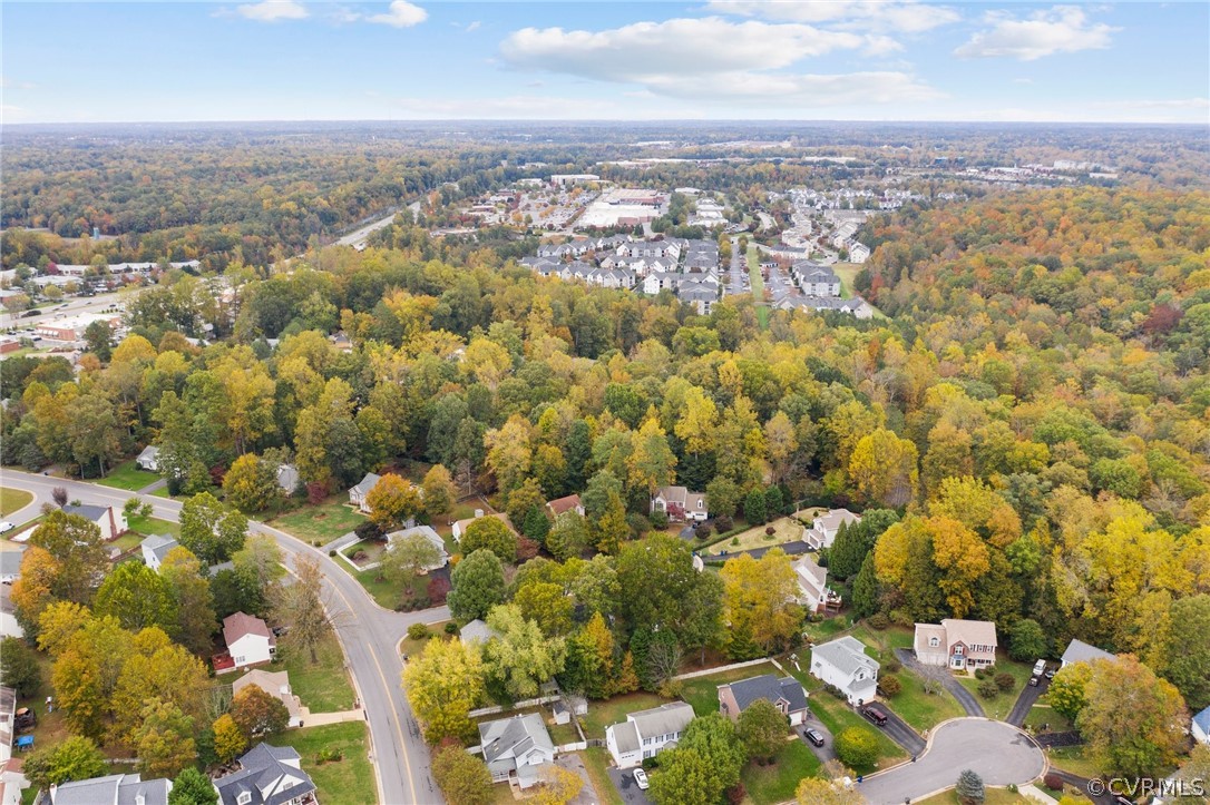 6810 Full Rack Circle Midlothian, VA 23112 - Photo 7 of 31 an aerial view of a city with lots of residential buildings