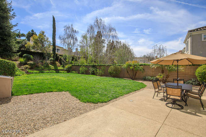 11218 Shadyridge Road Moorpark, CA 93021 - Photo 38 of 48 a view of a backyard with sitting area