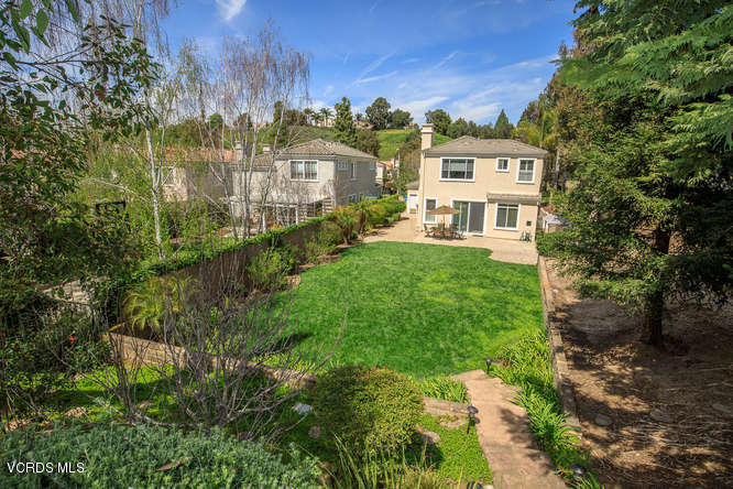 11218 Shadyridge Road Moorpark, CA 93021 - Photo 46 of 48 a view of a house with a yard