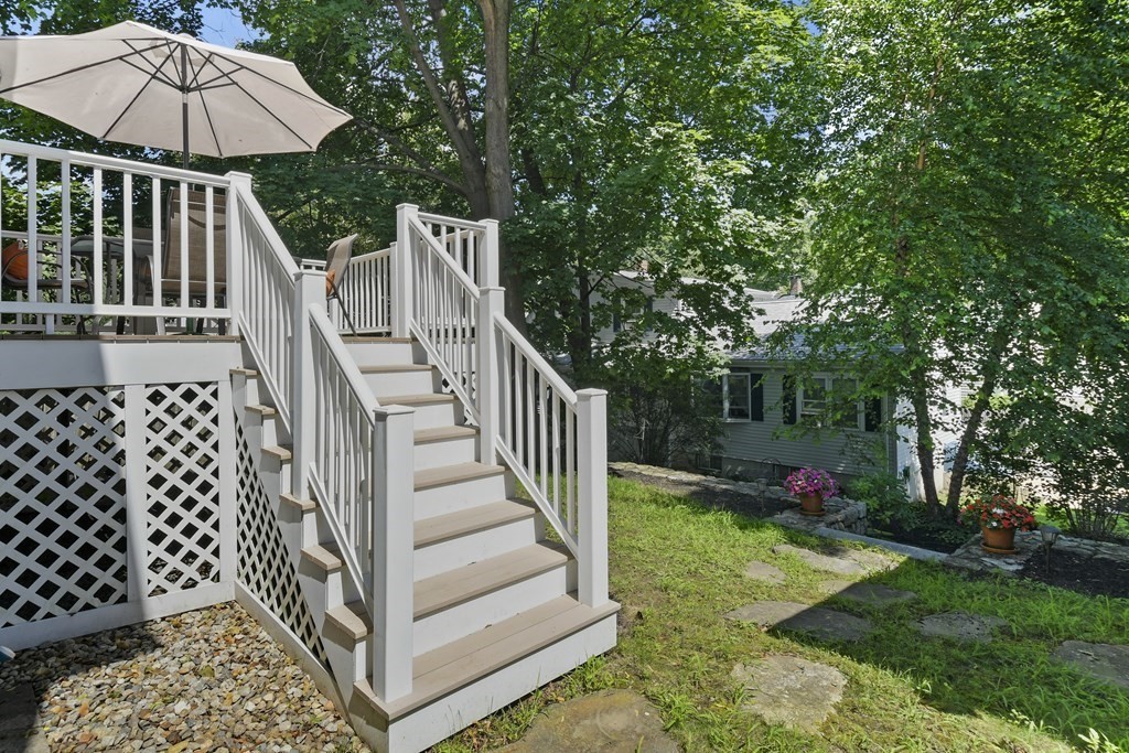 41 Peirce Street Arlington, MA 02476 - Photo 26 of 32 a view of a house with backyard and sitting area