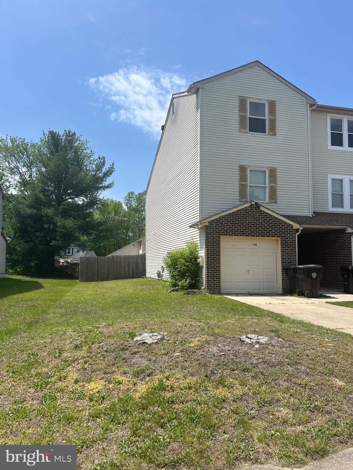 a house view with a outdoor space