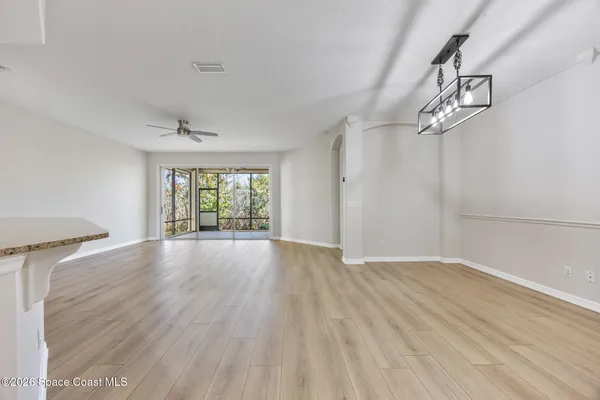 a view of livingroom with hardwood floor and window