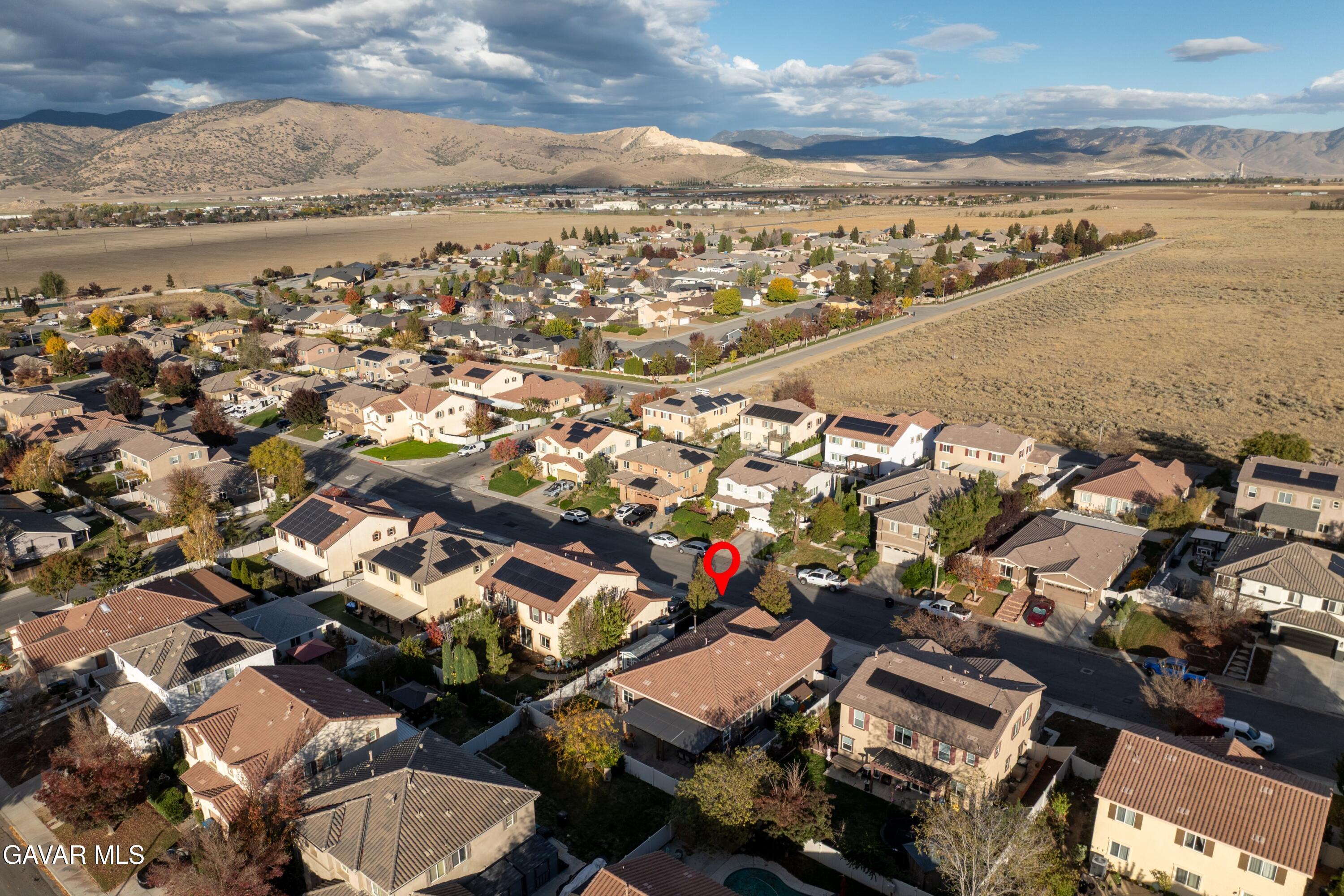 1413 Wild Olive Road Tehachapi, CA 93561 - Photo 16 of 29 an aerial view of a city