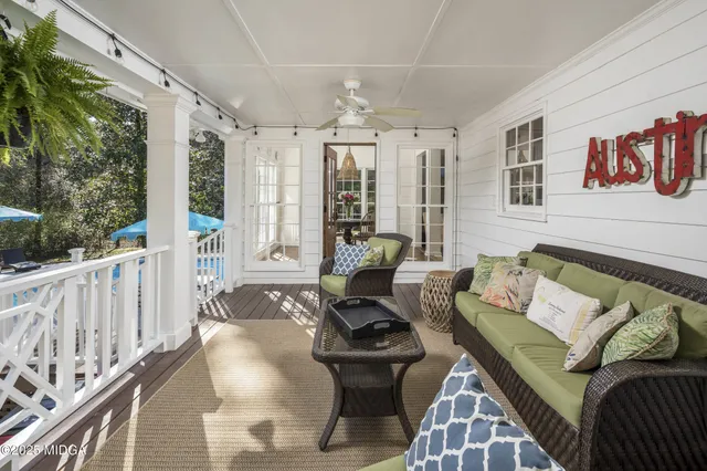 a view of front door