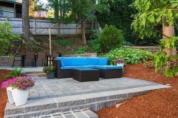 79 University Road, Unit 2 Brookline, MA 02445 - Photo 28 of 35 a view of a garden with sitting area