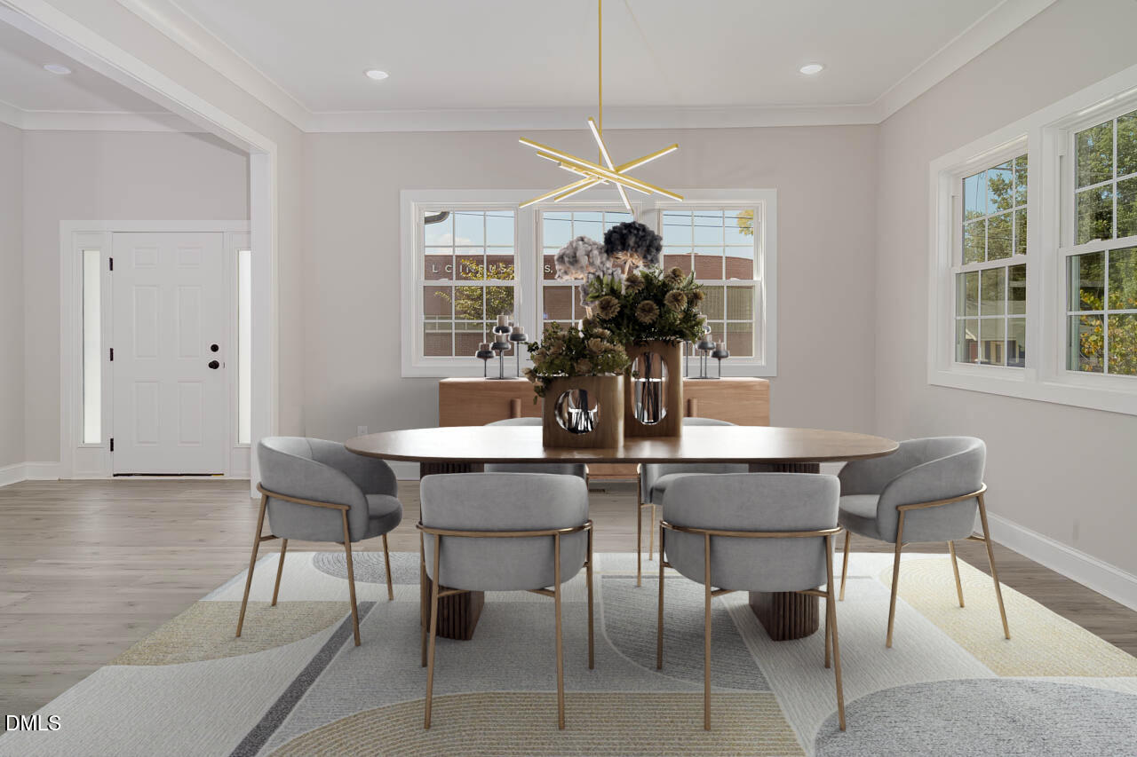 101 South Maple Street Durham, NC 27703 - Photo 2 of 27 a view of a dining room with furniture and window