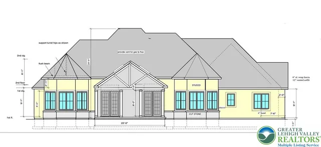 a view of front of a house