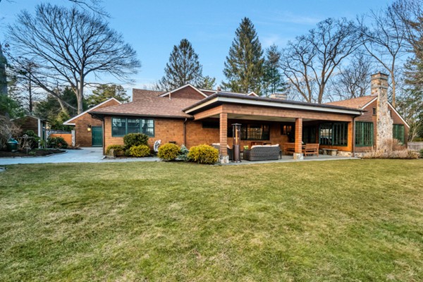 44 Myopia Road Winchester, MA 01890 - Photo 26 of 30 a front view of a house with garden