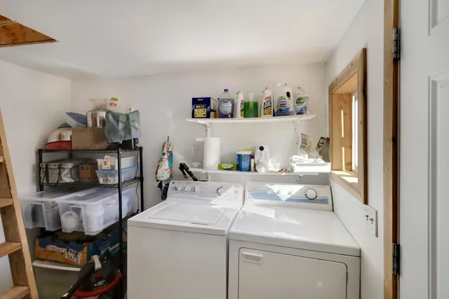 a view of a green field with clear sky