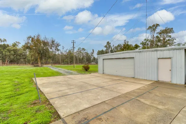 a view of field with trees