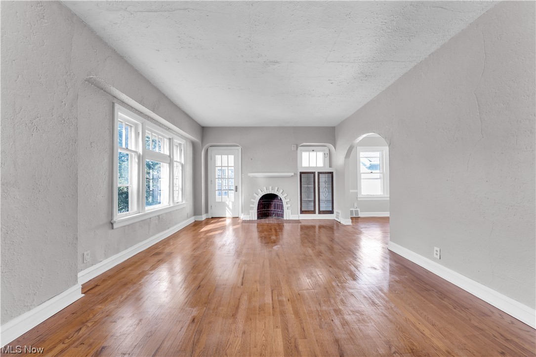 1499 Sherbrook Road South Euclid, OH 44121 - Photo 11 of 41 Unfurnished living room with hardwood flooring