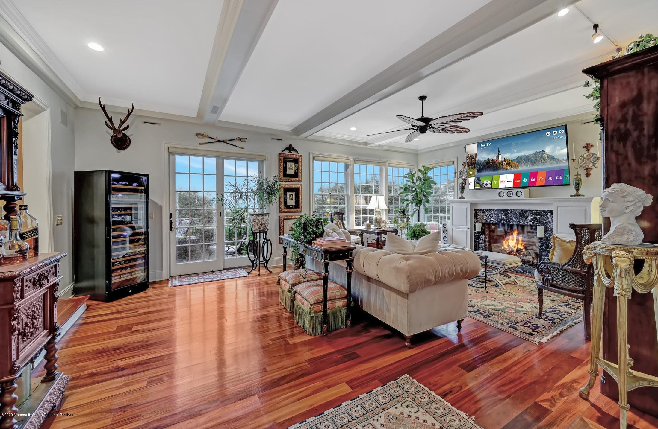 117 Portland Road Atlantic Highlands, NJ 07716 - Photo 11 of 58 117 Portland - Living Room with doors to