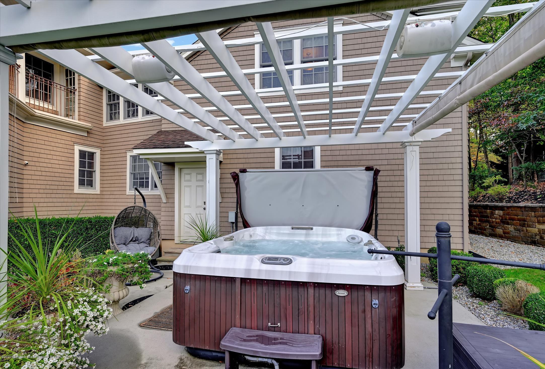 117 Portland Road Atlantic Highlands, NJ 07716 - Photo 43 of 58 117 Portland - Outside patio with Hot tu