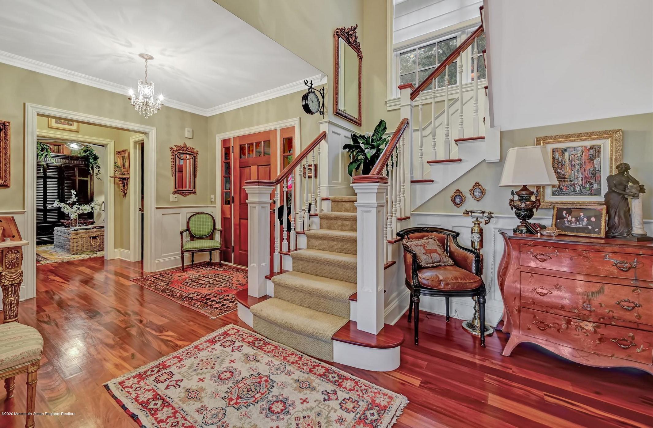117 Portland Road Atlantic Highlands, NJ 07716 - Photo 6 of 58 117 Portland - Foyer with gorgeous wood