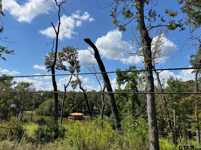 a view of a fountain in middle of the garden