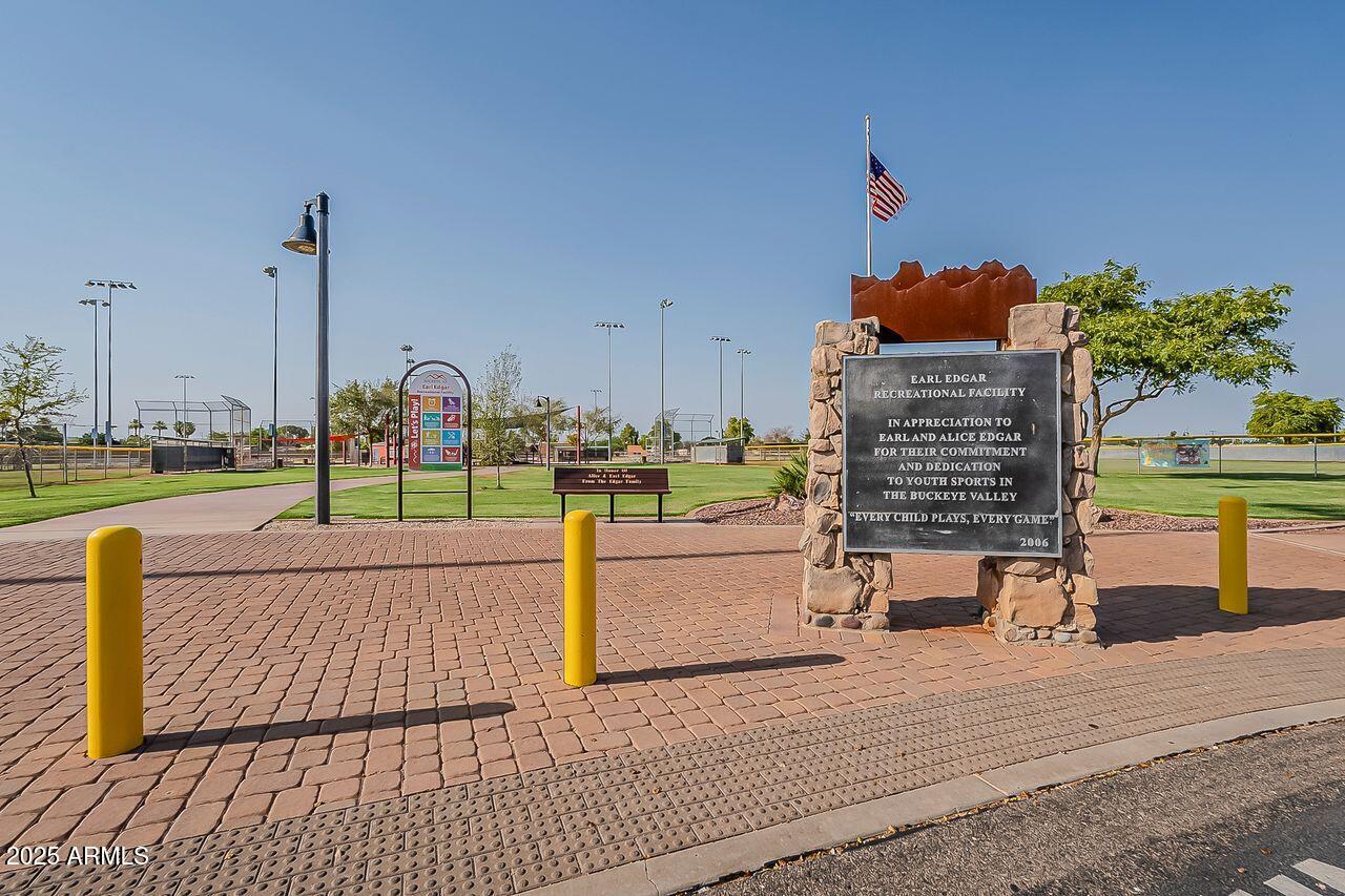 8721 South 253rd Drive Buckeye, AZ 85326 - Photo 41 of 44 a view of a swimming pool with a lounge chairs