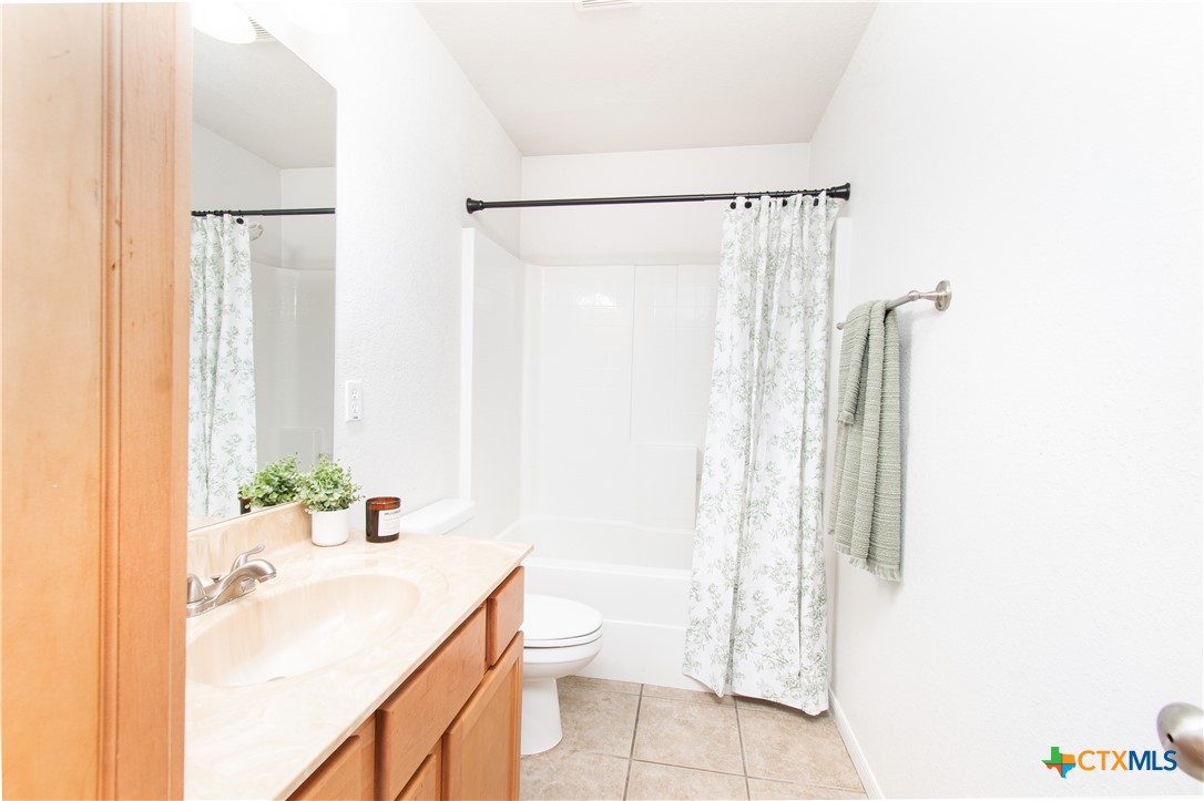 568 Morgan's Point Road Belton, TX 76513 - Photo 20 of 21 a bathroom with a sink a toilet and shower