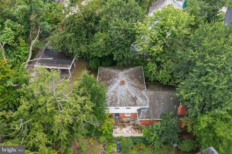 4109 Westview Road Baltimore, MD 21218 - Photo 28 of 35 an aerial view of a house with outdoor space and trees all around