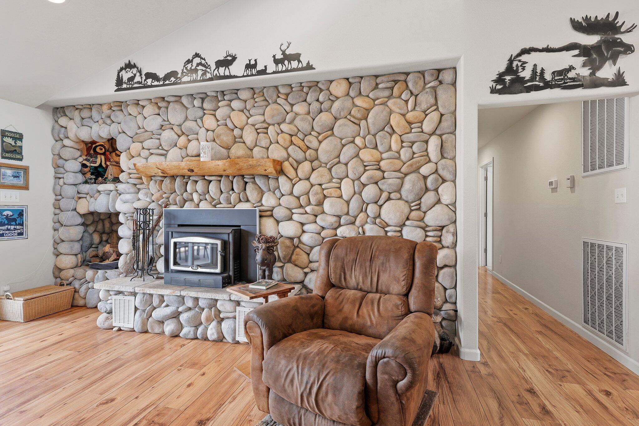 6949 Rector Creek Road Igo, CA 96047 - Photo 14 of 110 a living room with furniture and a fireplace