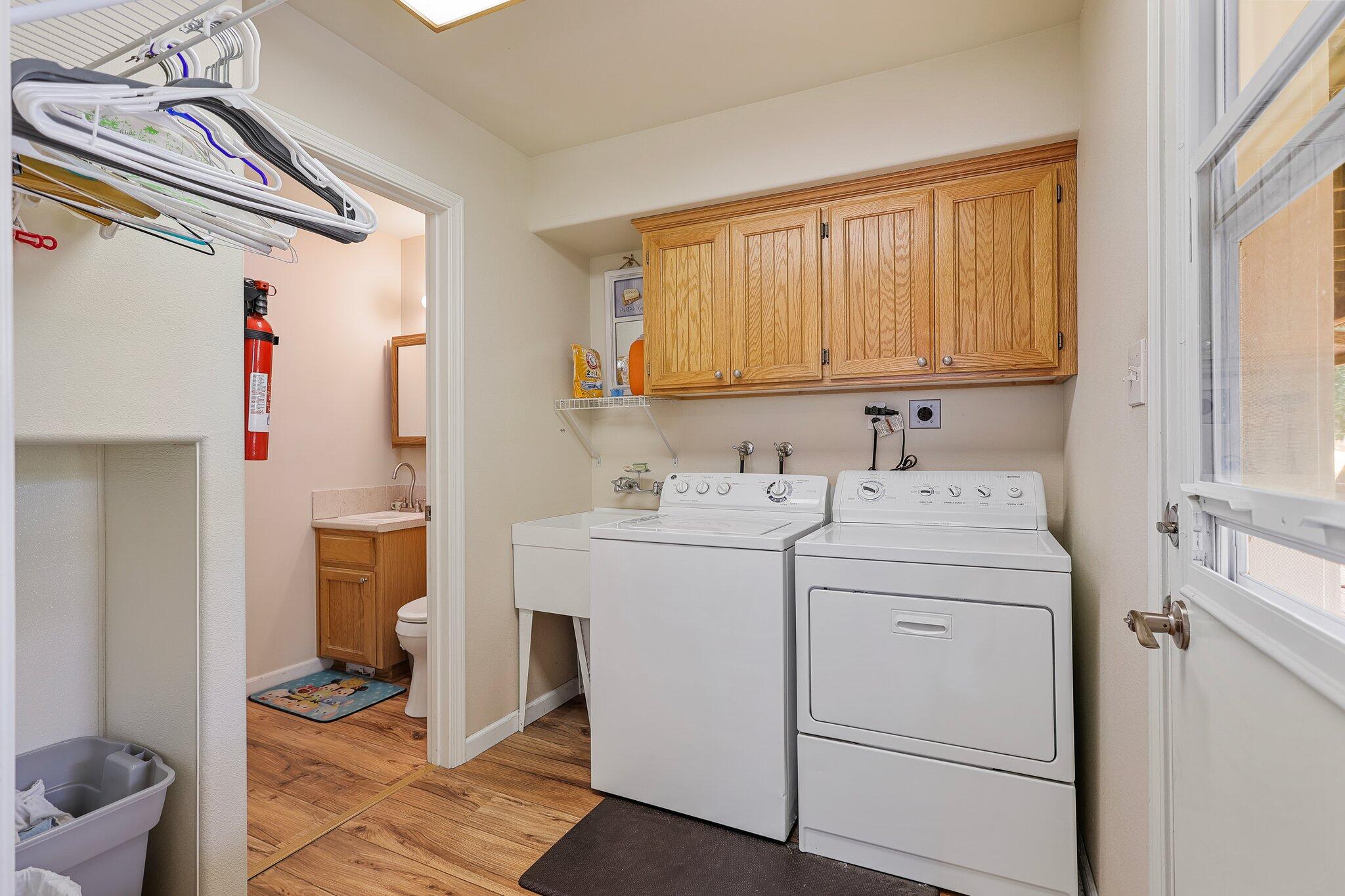 6949 Rector Creek Road Igo, CA 96047 - Photo 35 of 110 a utility room with closet dryer and washer