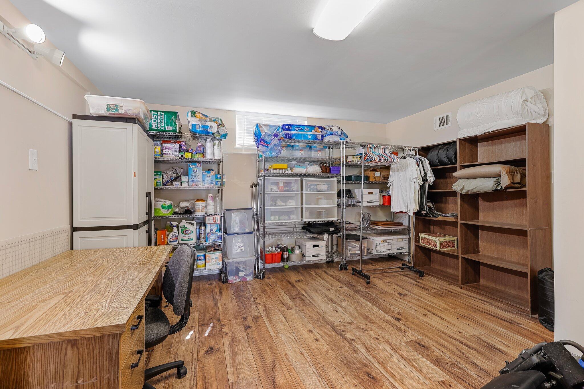 6949 Rector Creek Road Igo, CA 96047 - Photo 41 of 110 a view of a workspace with furniture and wooden floor