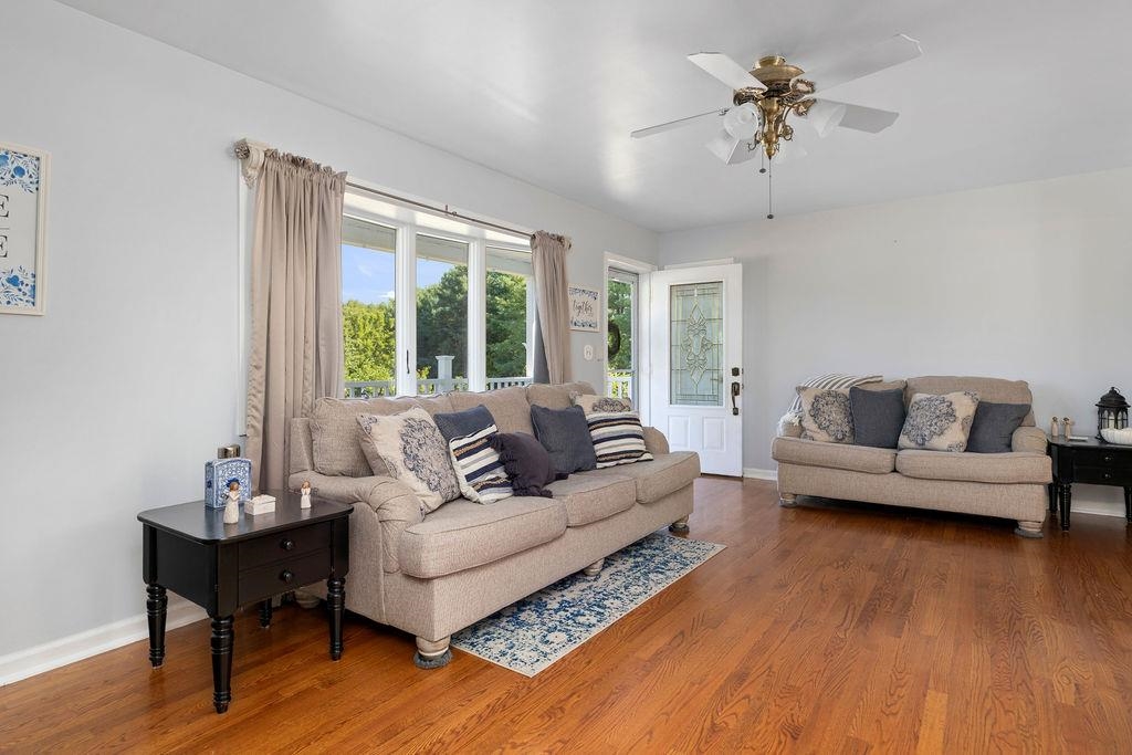88 Yarmouth Road Stuarts Draft, VA 24477 - Photo 6 of 59 a living room with furniture and a wooden floor