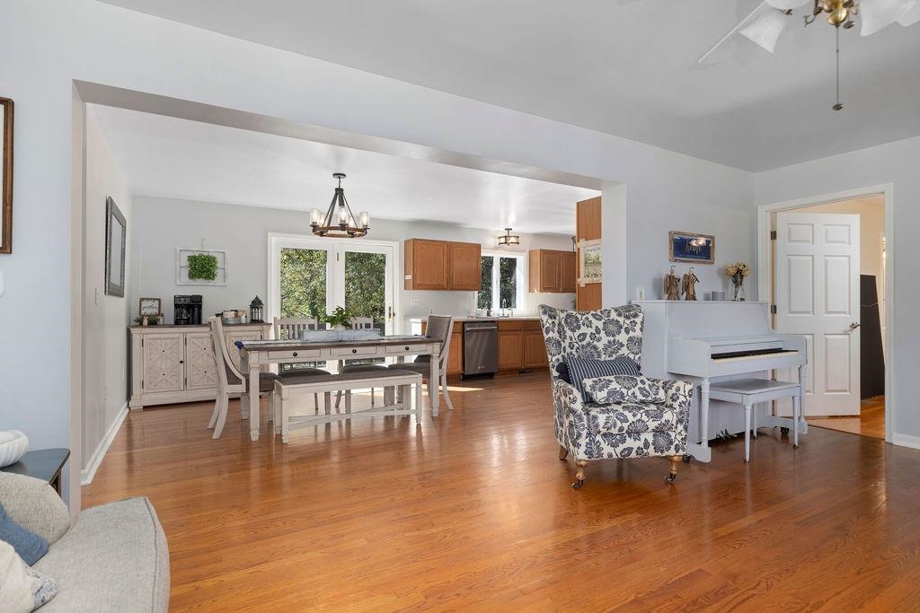 88 Yarmouth Road Stuarts Draft, VA 24477 - Photo 8 of 59 a living room with furniture dining table and a large window