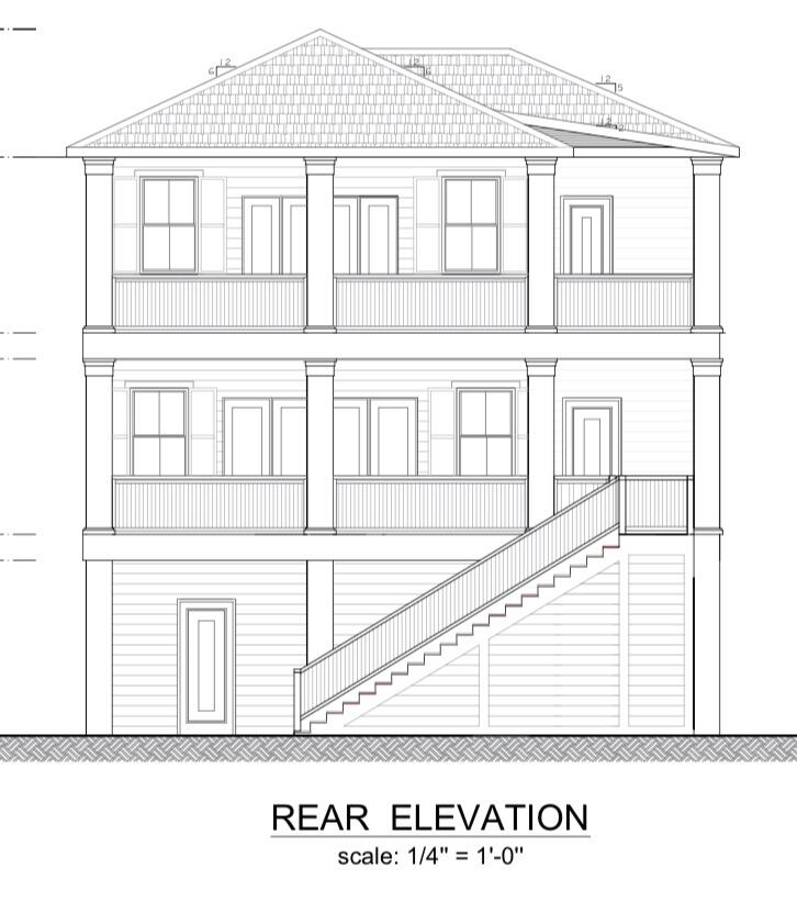6076 Overlook Road Johns Island, SC 29455 - Photo 4 of 25 Overlook Rear Elevation