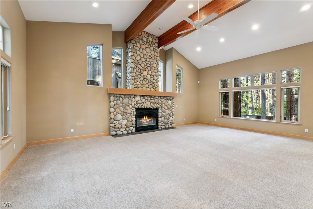 1057 Sawmill Road Incline Village, NV 89451 - Photo 14 of 48 Expansive living room with soaring ceilings and ab