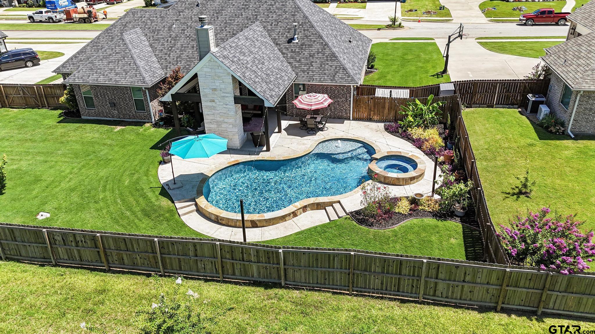 109 Nathan Road Chandler, TX 75758 - Photo 4 of 48 swimming pool view with a outdoor seating space